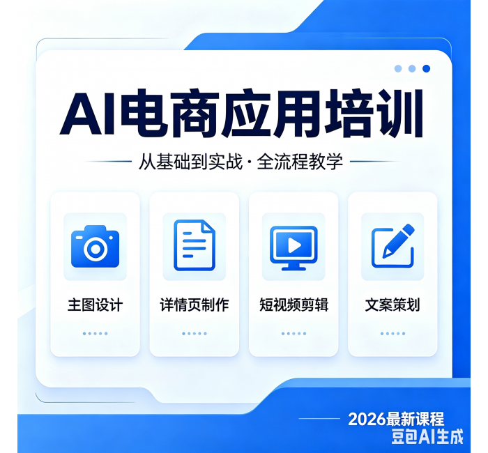 【AI+电商 实战应用】AI+教育系列课程