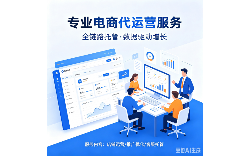 全平台电商店铺代运营一站式服务｜二十余年资深专家团队全权托管+一对一实战指导