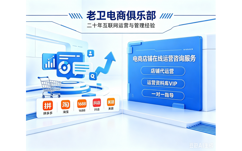 老卫电商俱乐部｜深耕全域电商，一站式专业代运营服务商